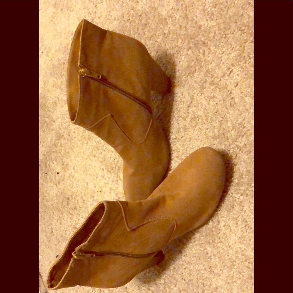 Tan Booties
